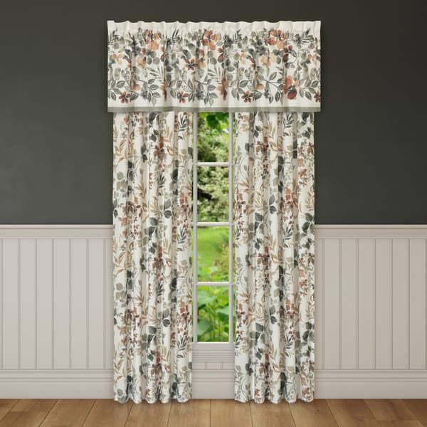 Royal Court Evergreen Window Straight Valance - 72x17