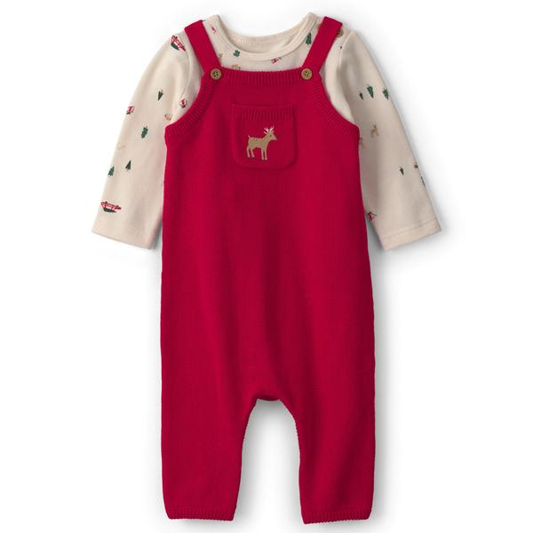 Baby Boy (6-18M) Carter''s® 2pc. Reindeer Sweater & Overalls Set