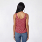 Juniors Wallflower Brynn Scoop Neck Swing Tank Top - True Red - image 2