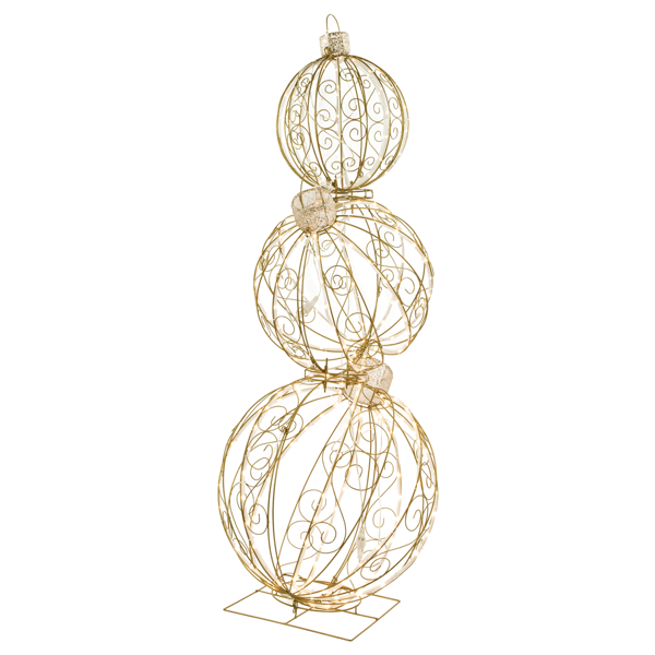 Northlight Stacked Christmas Ornaments Outdoor Décor