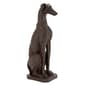 9th & Pike(R) Brown Polystone Greyhound Dog Sculpture - image 1