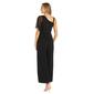 Womens R&M Richards Asymmetric Rhinestone Trim Capelet Jumpsuit - image 2