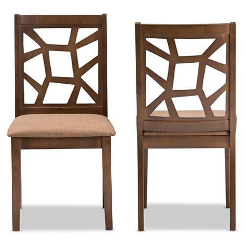 Baxton Studio Abilene Dining Chairs - Set of 2