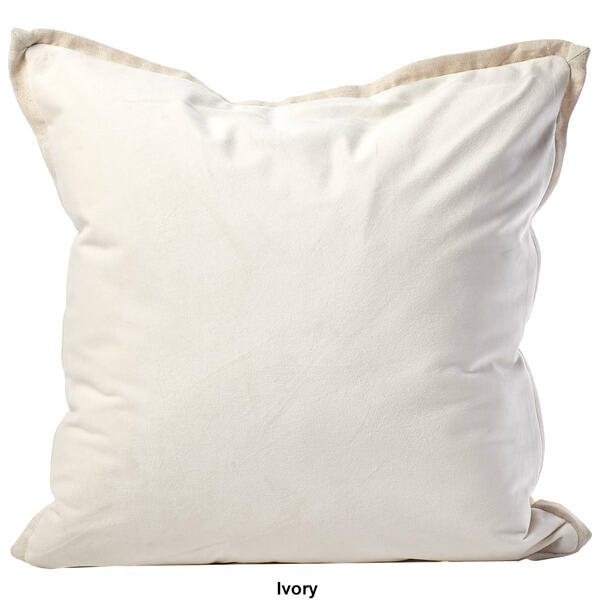 Velvet Flange Decorative Pillow - 18x18