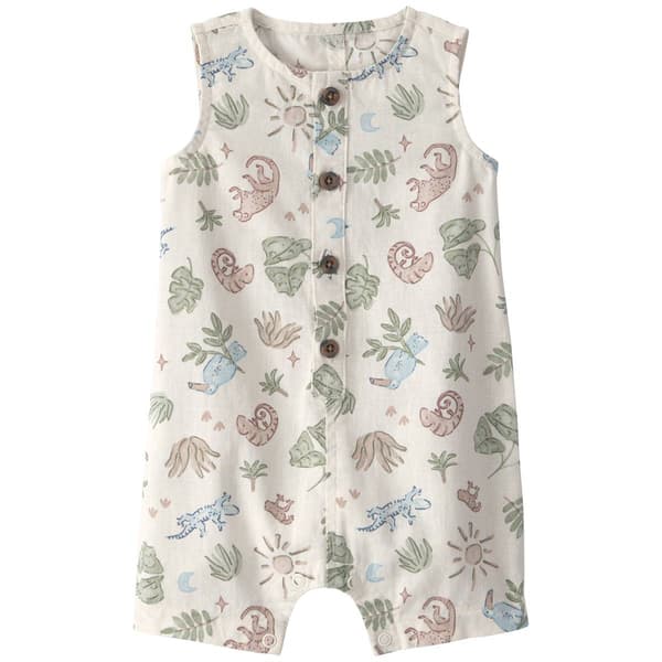 Baby Boy (3-24M) Carter''s Lizard/Bird Ss Rompers - image 
