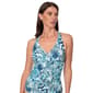 Womens Jantzen Palm Camo Louise Tankini - image 1