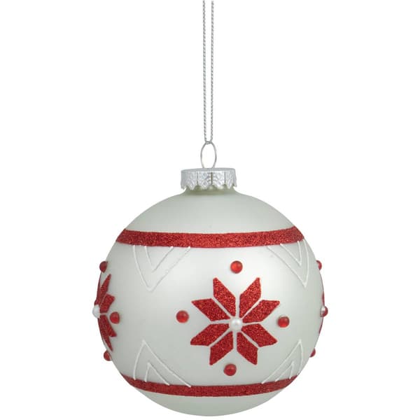 Northlight Seasonal 4in. Glittered Snowflake Christmas Ornament