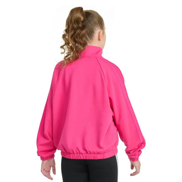 Girls (7-16) adidas® Quarter Zip Solid Training Sweatshirt