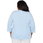 Plus Size Alfred Dunner Classics 3/4 Sleeve Butterflies Blouse - image 2