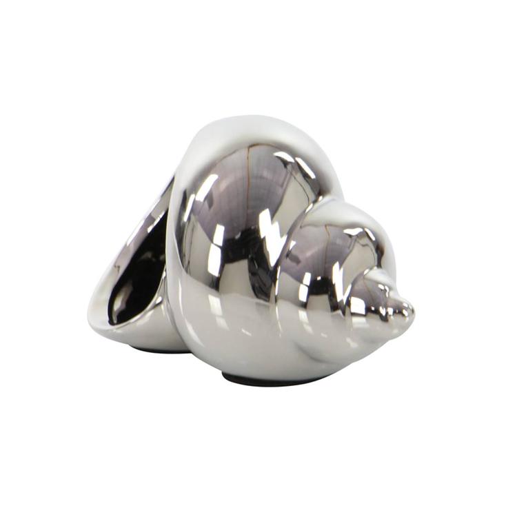 9th & Pike® Metallic Coastal Seashell Sculpture - Set of 3