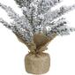 Northlight Seasonal 12in. Flocked Mini Pine Christmas Tree - image 2