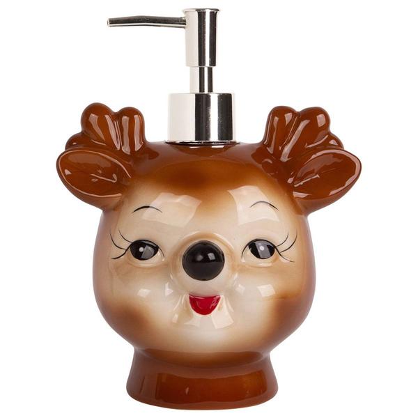 Home Essentials Vintage Reindeer Soap Pump - image 