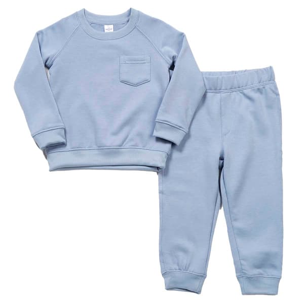 Baby Boy &#40;12-24M&#41; 90 Degree&#40;R&#41; by Reflex Brushed Terry Jog Set - image 