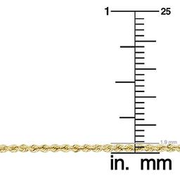 Gold Classics™ 10kt. Gold 18in. Rope Chain Necklace