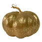 Northlight Seasonal 7in. Gold Crackled Fall Pumpkin Decoration - image 1