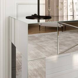 Southern Enterprises Cresheim Mirrored Console Table