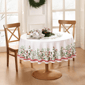 Threadmade Winter Holiday Berry Fabric Tablecloth - image 5
