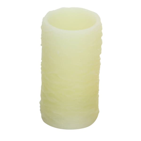 9th & Pike® Cylindrical Wax Cream Flameless LED Candle - Set Of 3