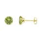 Gemstone Classics&#40;tm&#41; 14kt. 6mm Peridot Stud Earrings - image 1