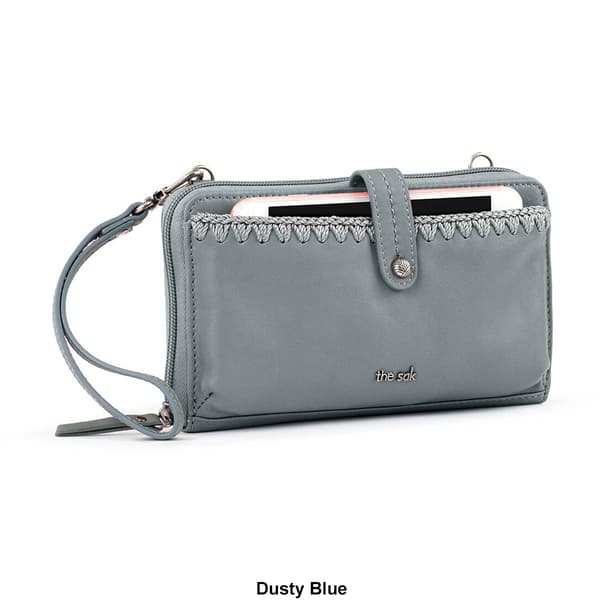 The Sak Iris Large Smartphone Crossbody - Dusty Blue