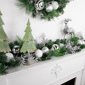Northlight 6ft. Christmas Pine Garland with Striped Ornaments - image 2