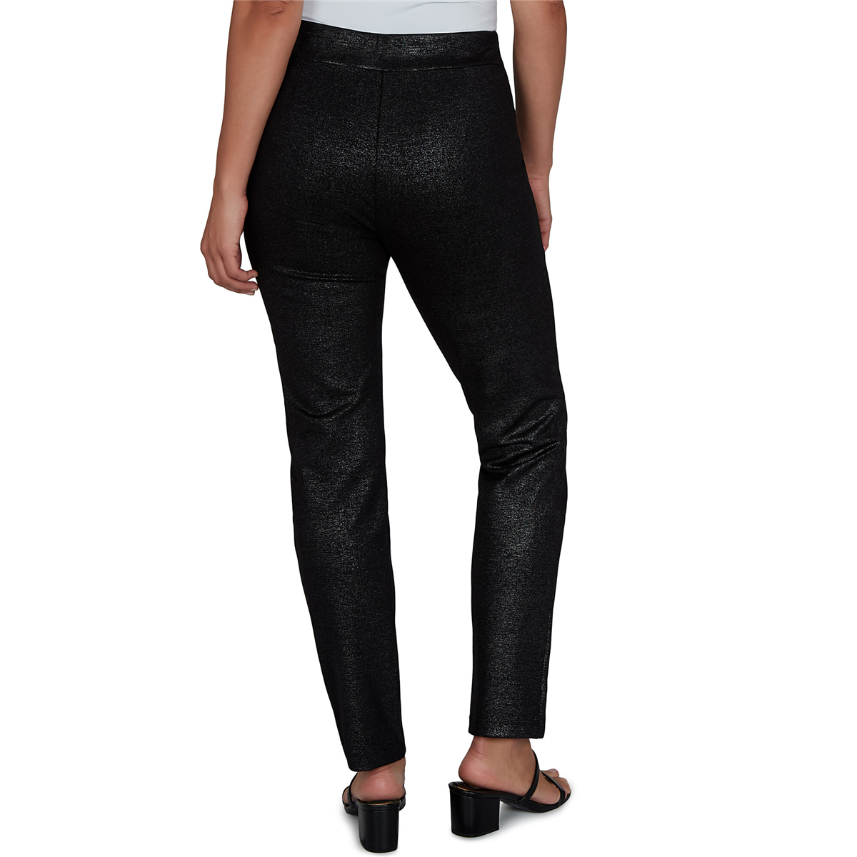 Petite Emaline Lavender Revelry Pull On Straight Leg Pants