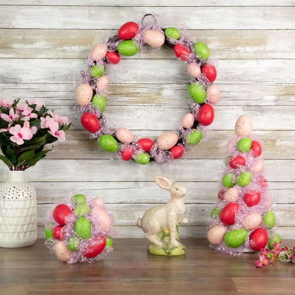 Northlight Seasonal 3pc. Easter Tree, Hanging Ball, & Wreath Set