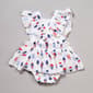 Baby Girl (3-9M) Baby Essentials Ice Cream Americana Romper - image 2