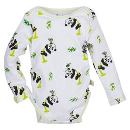 Baby Unisex &#40;NB-24M&#41; MiracleWear&#40;R&#41; Panda Long Sleeve Bodysuit