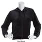 Juniors Jolie & Joy Embossed Velour Zip Up Hoodie - image 4