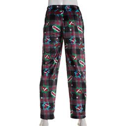 Mens Marvel Spider-Man Festive Plaid Pajama Pants