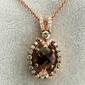 Le Vian Chocolatier&#40;R&#41; Chocolate Quartz&#40;R&#41; Diamond Pendant - image 1