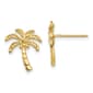 Gold Classics(tm) 14kt. Gold Palm Tree Stud Earrings - image 1
