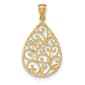 Gold Classics&#40;tm&#41; 14kt. Polished Teardrop Pendant - image 1