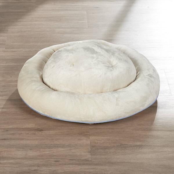 Simmons Round 27in. Round Cuddler Pet Bed - image 