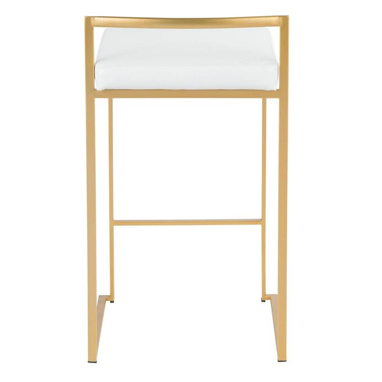 LumiSource Fuji Contemporary-Glam Counter Stools - Set of 2