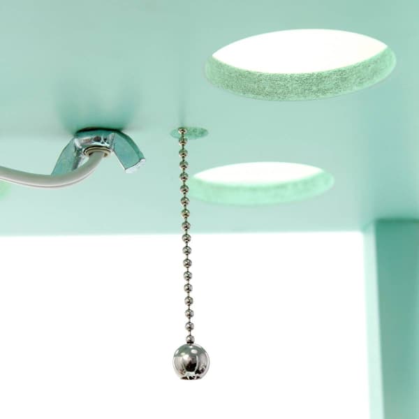 Lalia Home Column Shelf Floor Lamp w/Linen Shade