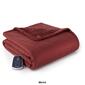 Micro Flannel&#174; Reverse to Ultra Velvet&#174; Heated Throw - image 4