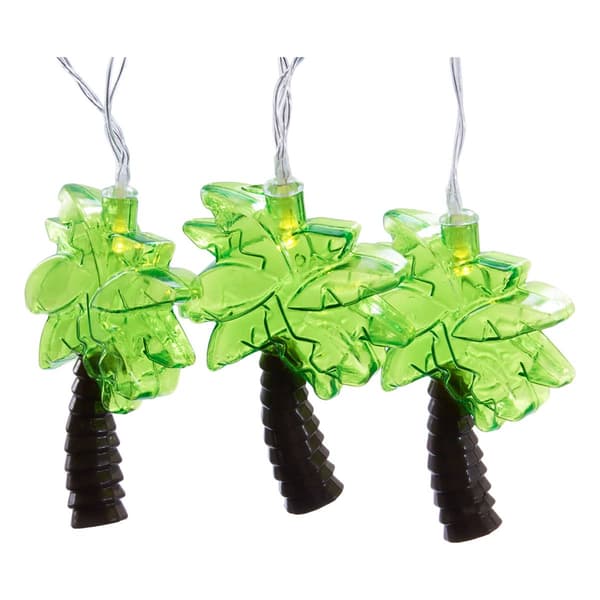 10 LED Decorative Palm Tree String Lights - image 