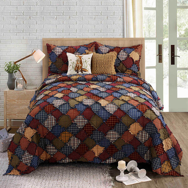 Donna Sharp Blue Ridge 140TC Quilt Set - image 