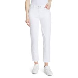 Womens Gloria Vanderbilt 5-Pocket Solid Straight Ankle Jeans