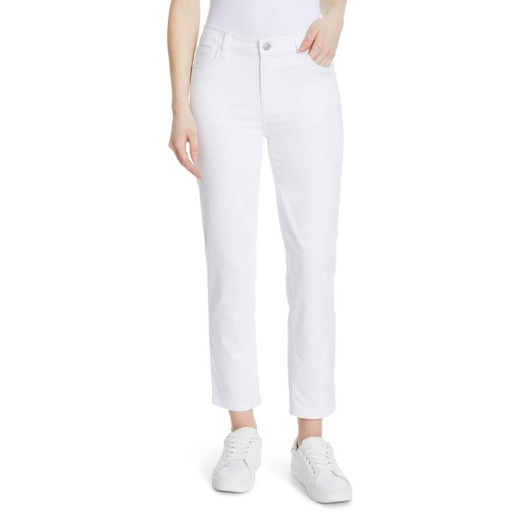 Womens Gloria Vanderbilt 5-Pocket Solid Straight Ankle Jeans