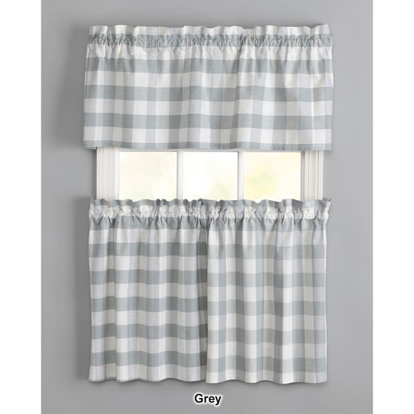 Classic Check Woven Valance - 52x16