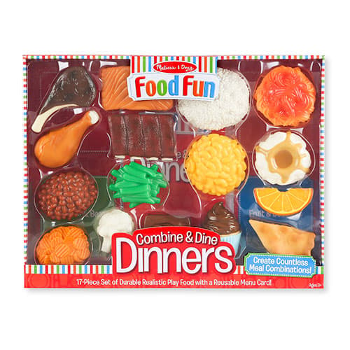 Melissa &amp; Doug® Food Fun Combine &amp; Dine Dinners Set