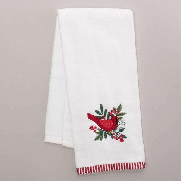 Cardinal Sprigs Velour Hand Towel - image 
