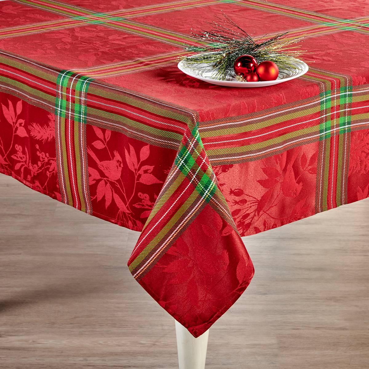 Merry Plaid Tablecloth