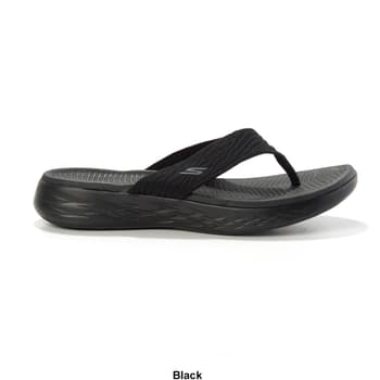 Womens Skechers On-The-Go 600 Flip Flops - Sunny - Boscov's