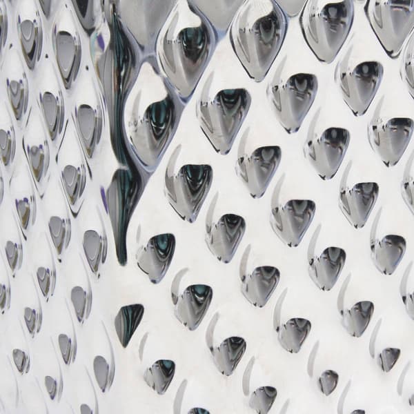 Simple Designs 11.8in. Contemporary Metallic Square Table Lamp