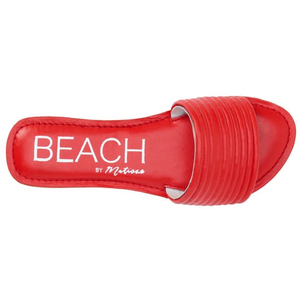 Womens Beach by Matisse Troller Slide Sandals
