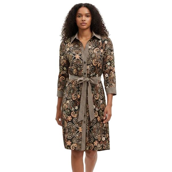 Petites Robbie Bee Long Sleeve Print Shirtdress - image 